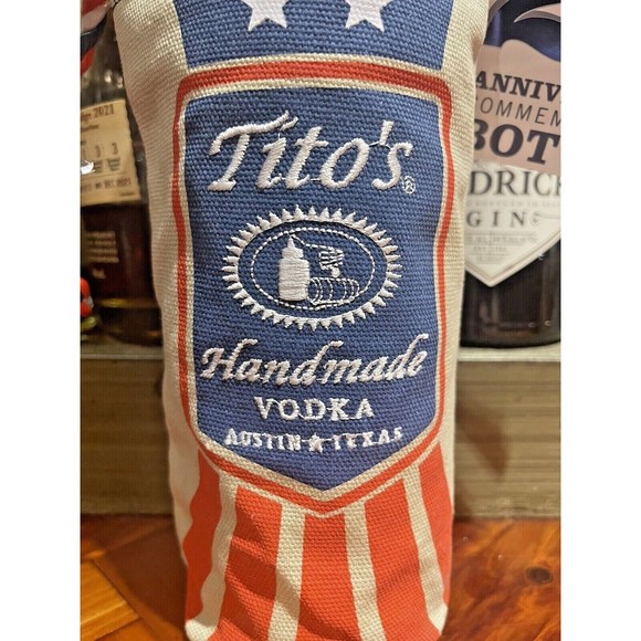 New Titos Bottle Koozie Cloth Collectable Bar ManCave Rare Gift PromoAdvertising - Picture 2 of 8